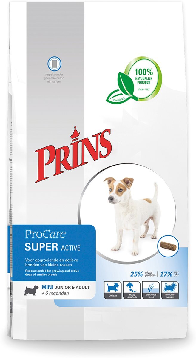 Prins Procare Hondenvoer Super Mini - Kleine Rassen - 2 St Ã 3 kg