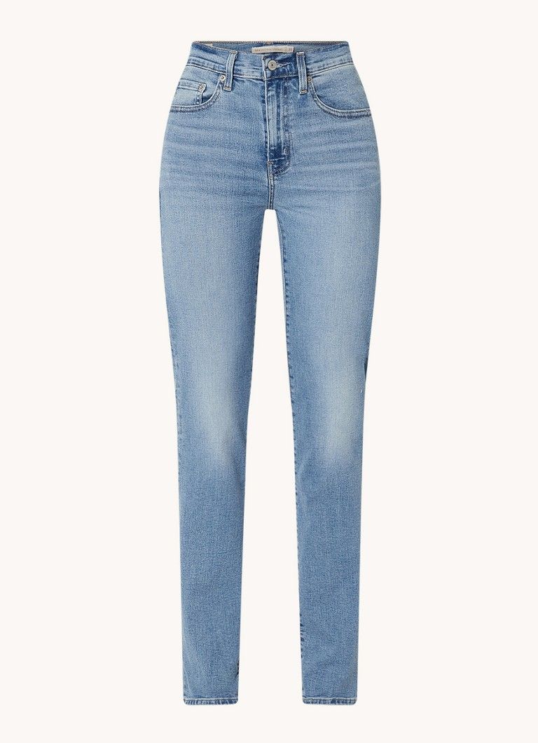 Levi's 724 High Waist Slim Fit Jeans - Light Wash