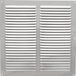 Amig - Quadratisches Aluminiumgitter mit Insektenschutz - Lüftungsgitter für Luftauslass - Ideal für Küchen- und Badezimmerdecken - Abmessungen: 300 x 300 mm - Silberfarben