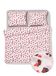 HEMA Housse de couette 200x200/220cm coton doux fleurs (rose)