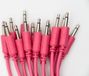 Bol modulaire - 5 câbles patch pour eurorack - droit - 75 cm - rose
