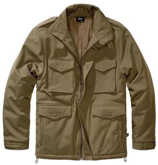 Brandit M65 Softshelljacket Heren Tussenseizoensjas - olijf - L