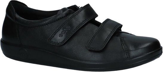 ECCO Soft 2.0 Instappers Dames Zwart Maat 35 - 206513 - Black Feather/Black Sole