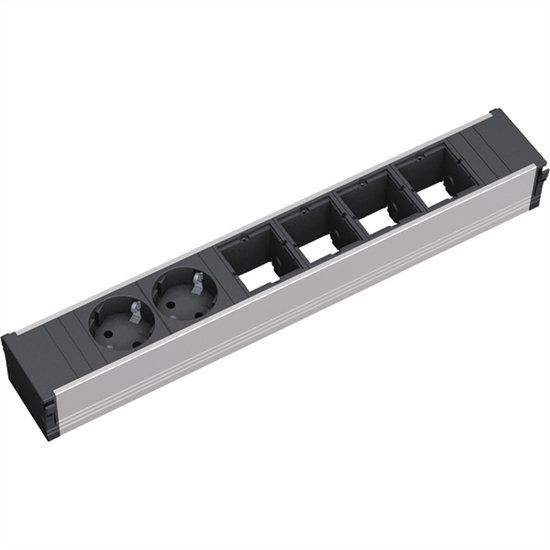 Ingeborg Bachmann Bachmann 912.004 power uitbreiding Binnen 0,1 m 1 AC-uitgang(en) Zwart, Grijs