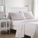 Laura Ashley Lakens voor dubbel bed, percale katoenen beddengoedset, lichtgewicht en ademend, ideale benodigdheden voor studentenflats (norella pink, dubbel bed)