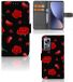 B2Ctelecom Xiaomi 12 | 12X Book Case Kunstleer/Siliconen/TPU Bloemen/Rozen