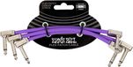 Ernie Ball 6452 Flex Patch Cables Patchkabel Paars 15cm 3-Pack