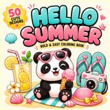 Hello Summer Hello Summer Coloring Book for Adults and Teens
