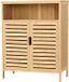 en.casa Armoire de salle de bain Eslöv bambou 81x65,5x31 cm couleur bois