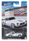 Hot Wheels 1954 Mercedes-Benz 300 SL Racewagen 1:64 Métal Noir/Blanc