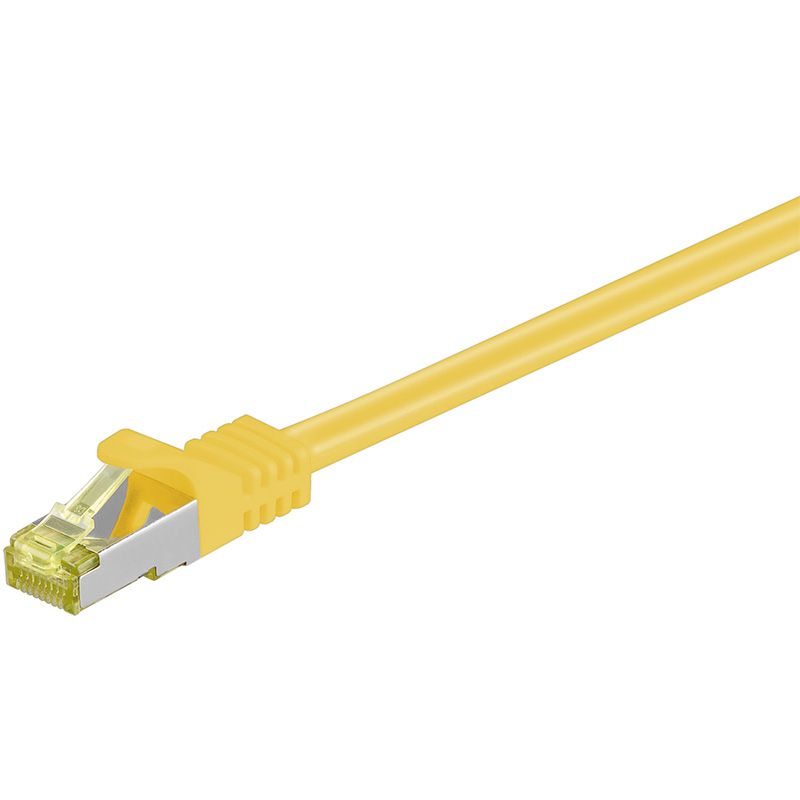 Goobay CAT7 Ethernet Cable - 20m - Yellow - S/FTP