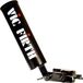Vic Firth Steel Stick Caddy Stick-houder met klem - zwart met logo