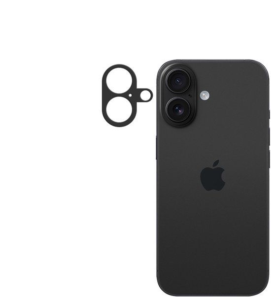 Mobilize Screenprotector geschikt voor Apple iPhone 17 Glazen | Mobilize Camera Protector - Case Friendly - Zwart