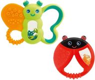Gryzak Chicco Teething Ring Funny Relax 6M+ Groen;Rood