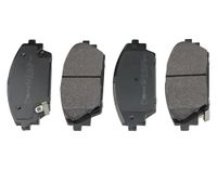 MEYLE Bremsbelagsatz, Scheibenbremse 0252587516 Vorderachse | Compatibel met: MAZDA 3, 3 Stufenheck, CX-3