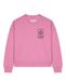 Watapparel Sweatshirt 'Tarot The Sun ' rosa / zwart
