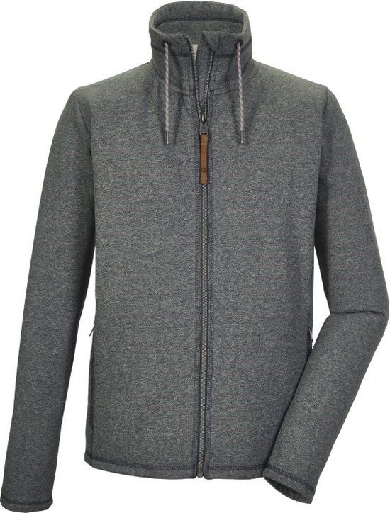 Killtec heren vest - gebreid fleece vest - groen - maat 3XL