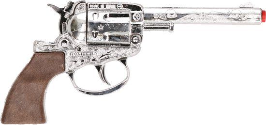 Gonher Cowboy speelgoed revolver - metaal - verkleed pistool