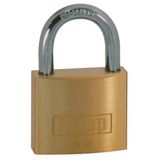 Kasp K12025A1 Hangslot 25 mm Gelijksluitend Goud-geel Sleutelslot