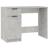VidaXL Bureau 100x50x75 cm bewerkt hout betongrijs