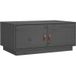 Table basse table de salon table de café gris 80x50x35 cm bois massif de pin