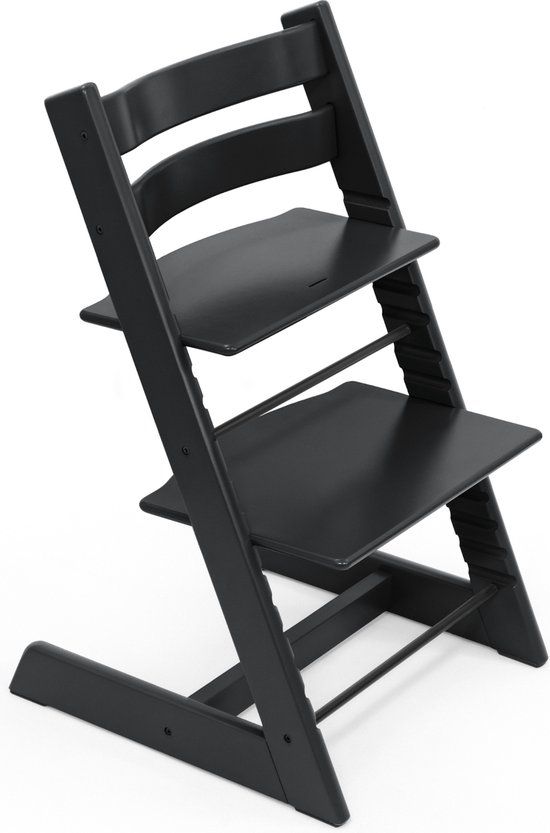 Stokke Tripp Trapp Kinderstoel - Zwart - Beuken Hout