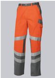BP Signaalbroek 2110-845 Mannen Warnorange/Dunkelgrau Polyester