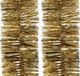 Decoris Guirlande - 4x - guirlande - or - brillant lametta - 270 cm