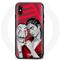 Manicase Etui voor iPhone XS Max La Casa De Papel Nairobi masker