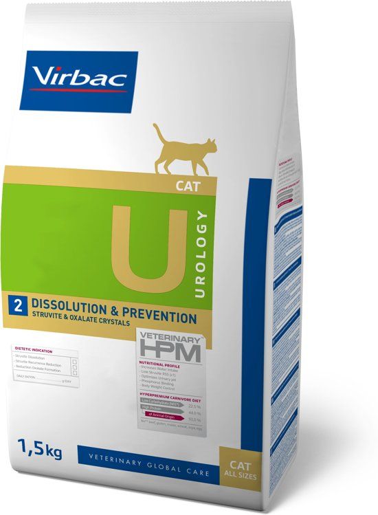 VIRBAC HPM feline dissolution/prevention U2 1 5KG