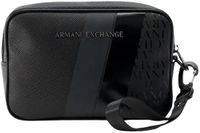 Armani Exchange Dylan, Essential, metalen logo, polsband beautycase, zwart/gunmetal
