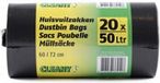 Cleany Vuilniszakken 50 Liter 60/72cm 15 stuks