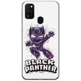 ERT GROUP mobiel telefoonhoesje voor Samsung M21 origineel en officieel erkend Marvel patroon Black Panther 017