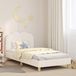 Maison Exclusive - Lit d'enfant avec tête de lit, couleur crème, 80 x 200 cm, bouclé