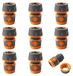Ensemble de 8 kits de connexion de tuyau étanches pour l'irrigation de jardin