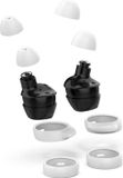kwmobile 4x cover voor in-ear oortjes geschikt voor Samsung Galaxy Buds / Buds Plus - Vervangende oordopjes in wit