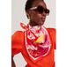 Ted Baker Foulard en soie imprimé floral Rouge