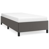 vidaXL Cadre de lit Similicuir Gris 100x200 cm