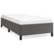 vidaXL Cadre de lit Similicuir Gris 100x200 cm