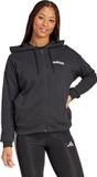 Adidas Sportswear Essentials Linear French Terry Ritshoodie - Dames - Zwart