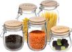 5Five - Set 5x Pots de conservation en verre 0.50/0.75/1.0/1.5/2.0 Litre