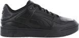 Puma Slipstream Leder Heren Sneakers Zwart Leer Maat 45