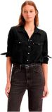 Levi's Iconic Western Overhemd Zwart XS Vrouw