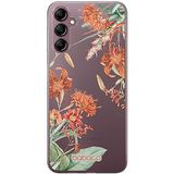 ERT GROUP mobiel telefoonhoesje voor Samsung A14 4G/5G origineel en officieel erkend Babaco patroon Flowers 057