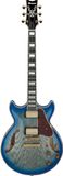 Ibanez Artcore AM93QA-JBB Jet Blue Burst - Elektrische gitaar