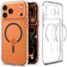 Spigen Ultra Hybrid MagFit - Hoesje Geschikt voor iPhone 17 Pro - Compatibel met MagSafe - Back Cover Transparant Graphite