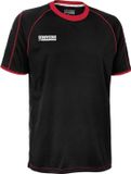 Derbystar Kleding Shirt Energy Zwart/Rood S Katoen Unisex Volleybal