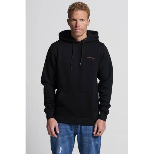 Vänner Vänner hoodie met backprint zwart