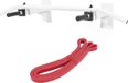 Gorilla Sports Optrekstang met resistance band - Pull up bar met weerstandsband - Wit - Rood