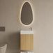 Boss & Wessing BWS Toiletmeubel Set Riga Artisan Eiken 40 cm Fontein Glans Wit